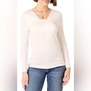 Amazon Essentials Women's Maternity Nursing V-Neck Top NWT